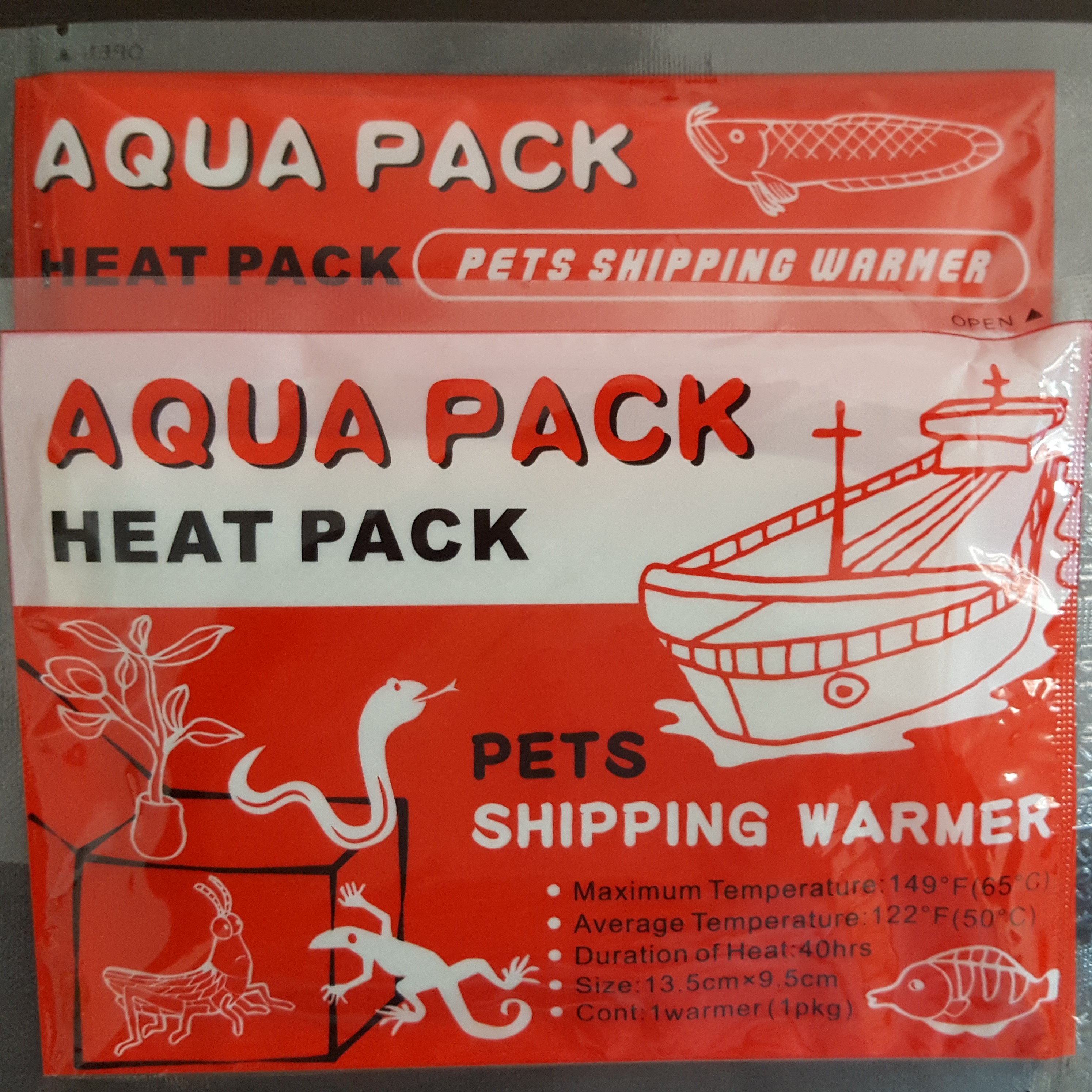 40 Hours Heat Pack In White Fabric Inner Pack